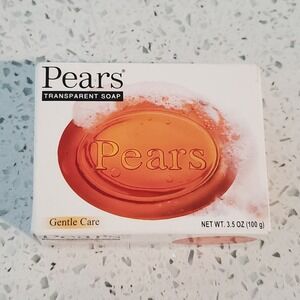 Pears Transparent Soap Gentle Care 3.5 oz 100g Glycerin Bar New in Box